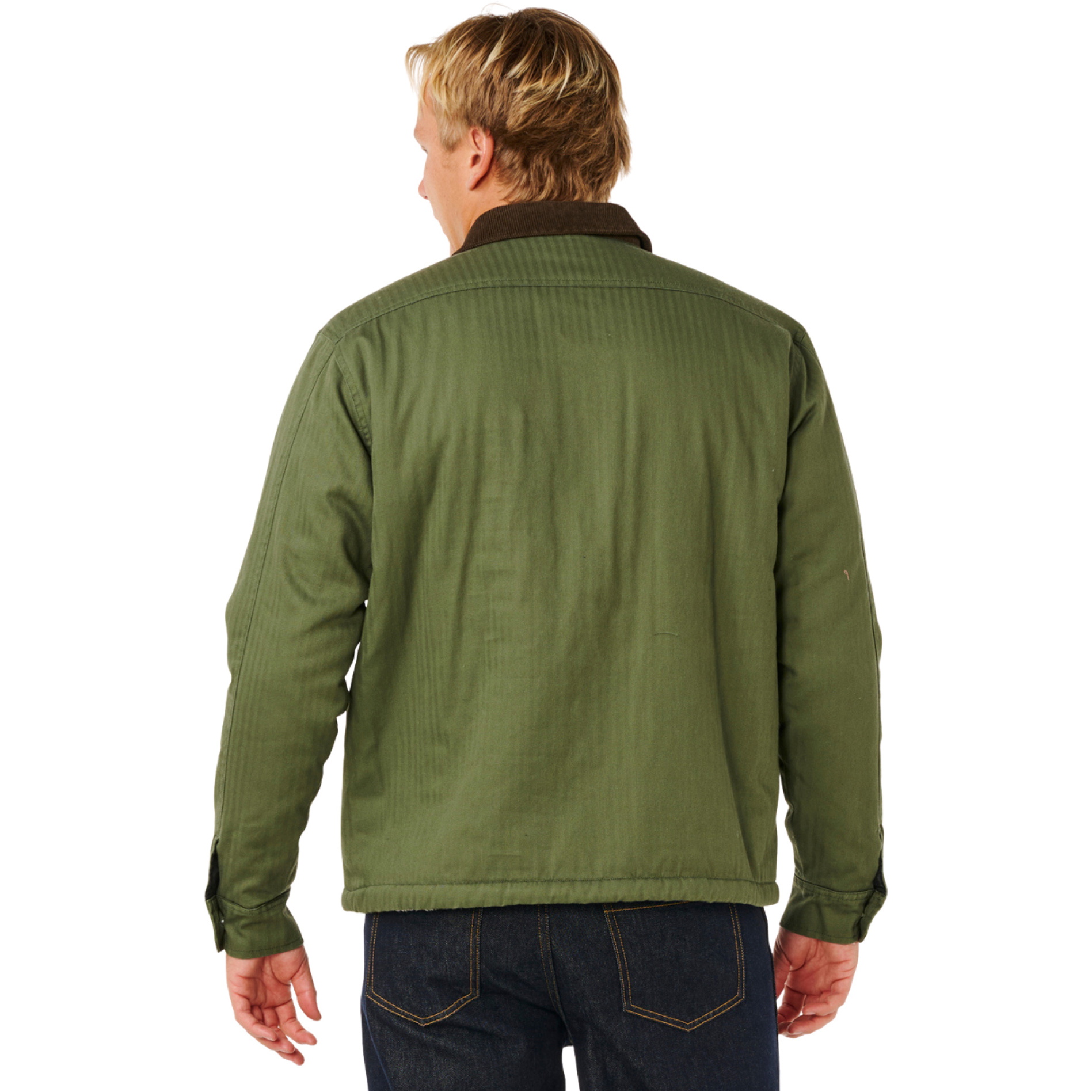 Rip Curl Mens Premium Surf Sherpa Jacket 02LMJA - Dark Olive